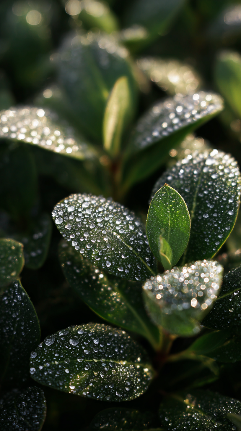 이슬 맺힌 정원 (Garden with Dewdrops)