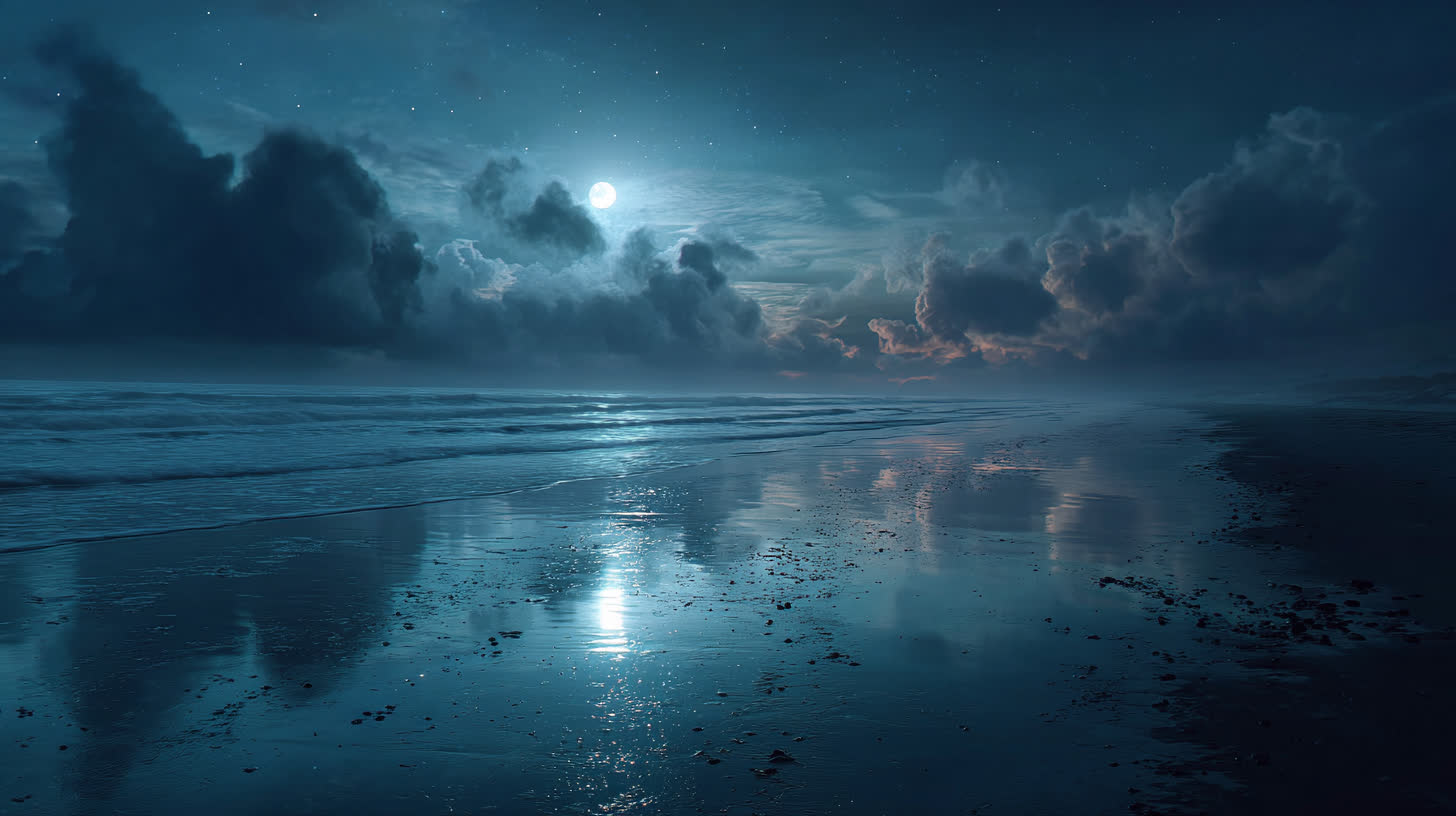 밤의 해변 (Beach at Night)