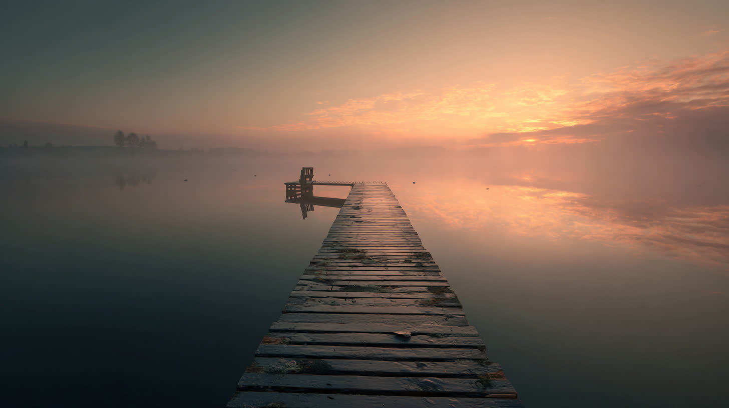 호숫가의 새벽 (Dawn at the Lake)
